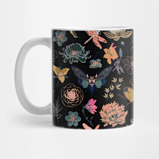 Japanese floral pattern Mug